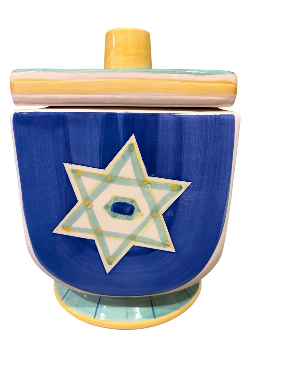 International Bazaar vintage Judaica ceramic cookie jar